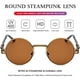 thumbnail image 3 of Gafas de Sol AIEYEZO Steampunk Redondas con Montura Metálica 100% UV400, 3 of 6