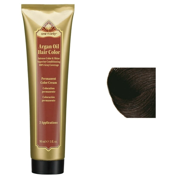 One 'N Only Argan Oil Permanent Color Cream (3 oz) - 2V Violet Black ...