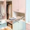 thumbnail image 6 of YIYIBYUS 12” X 32” Retractable Ironing Board, Retractable Hidden Ironing Board, Foldable Ironing Board with Heat-Resistant Ironing Board Cover for Wardrobe Sewing Rooms Laundry, 6 of 20