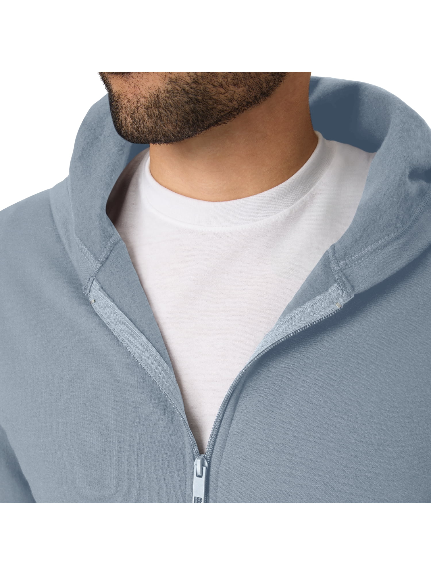 Hanes Men's & Big Men's Essentials Fleece Full-Zip Hoodie Sweatshirt, Sizes S-5XL