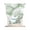 Eucalyptus Green, variant on Coastal Shell Burnt Orange Tie Up Curtains for Small Windows,Adjustable Rod Pocket Valance 45 Inch Short, Summer Ocean Shell Beach Window Treatment Balloon Roman Blind Shade, 34" x 45"