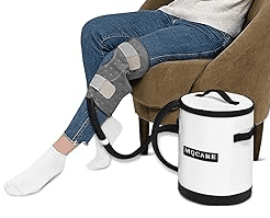 Ice Machine for Knee After Surgery Cold Therapy Machine for Sports Injuries Sprains Reduce Swelling with Digital Timer Quiet Pump