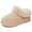 White, variant on Women's Slippers with Memory Foam, Faux Fur Lined Indoor Outdoor House Shoes with Rubber Sole for Ladies
