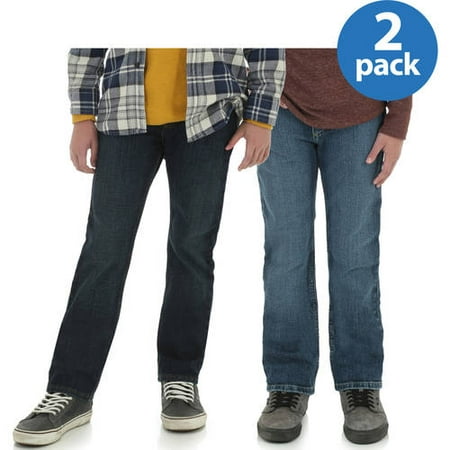 Wrangler Boys Advanced Comfort Straight Jean 2-Pack Value