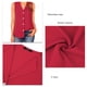 thumbnail image 4 of Camisetas sin mangas casuales,Camisetas sin mangas para mujer Blusa casual con botones Camisetas sin mangas de trabajo construidas para el futuro, 4 of 5