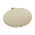 thumbnail image 3 of Cojín circular Gloria para silla antideslizante para El suelo taburete asiento para yoga interior exterior comedor jardín Caqui, 3 of 9