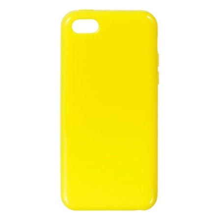 Insten Crystal TPU Rubber Candy Skin Back Gel Case Cover For Apple iPhone 5C -