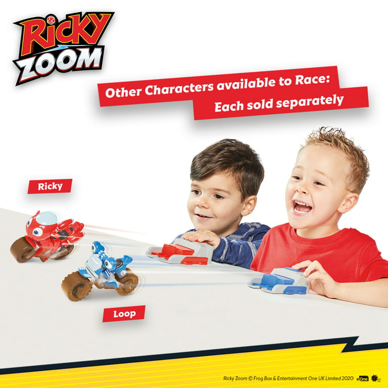 Ricky Zoom Launch & Go Playset with Ricky Zoom Toy Motorcycle