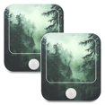 thumbnail image 7 of Yayeee LED Night Lights with Motion Detectors Auto Dusk to Dawn Light Sensors, 2 Pack, Green Forest, 7 of 7