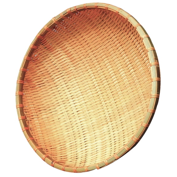 unbranded  Wicker Tray Handmade Bamboo Basket Drain Sieve Storage Kitchen Practical