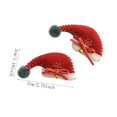 thumbnail image 3 of Cloth Christmas Tree Hanging Pendants Set of Two Pieces, Classic Holiday Ornament for Family Gathering Party Decoration, 3 of 6