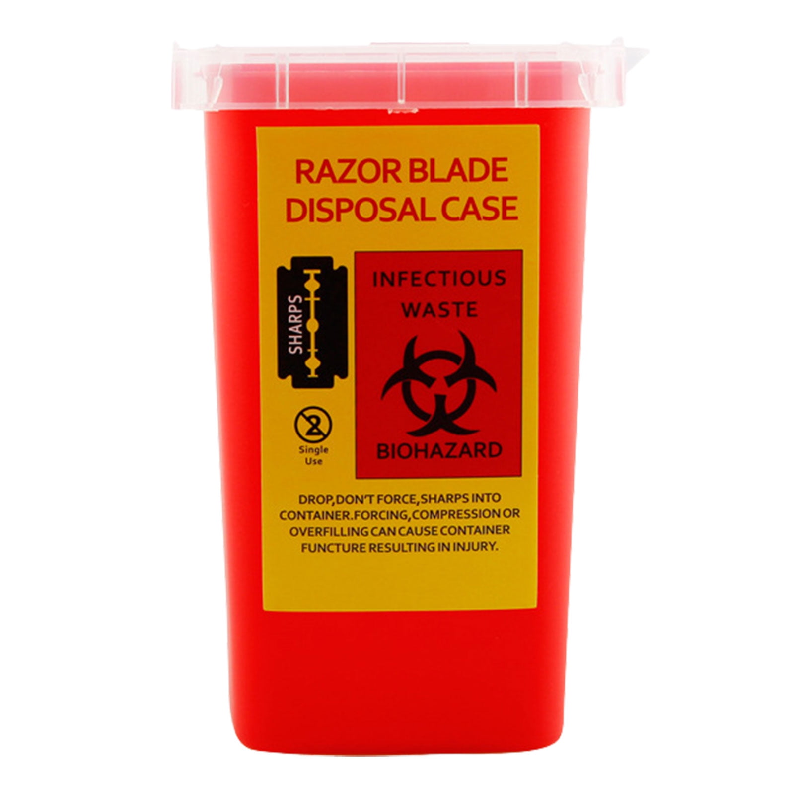 Gecorid Recycling Sharps Container 1L Large Capacity Waste Blade