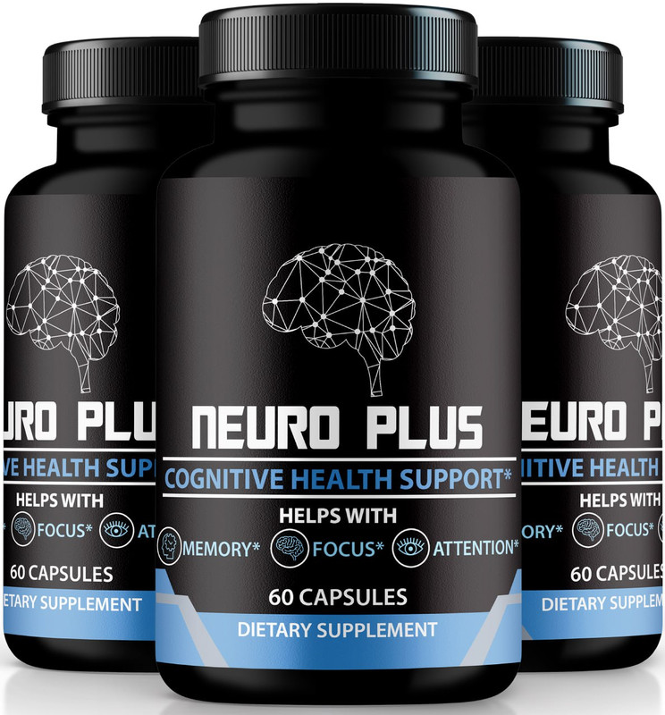 (3 Pack) Neuro Sharp All-Natural Memory & Focus Supplement Capsules – 180 Capsules