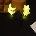 thumbnail image 4 of Yokua Glow Party Supplies Luminous Moon Headband Glow in the Dark Party Decoration, 4 of 8