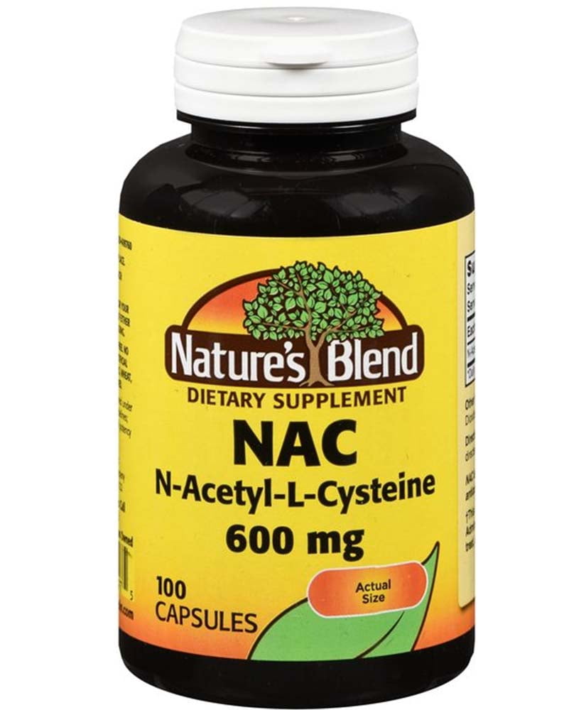 Nature's Blend NAC N Acetyl L Cysteine Capsules, 20 mg, 20 ...