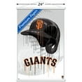 thumbnail image 3 of MLB San Francisco Giants - Drip Helmet 22 Wall Poster with Magnetic Frame, 22.375" x 34", 3 of 5