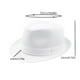 thumbnail image 3 of Sombreros para hombre y mujer, estilo clásico, de paja, de color liso, de poliéster, estilo jazz británico., 3 of 4