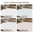 thumbnail image 7 of ODIKA 5'x7' Washable Area Rug Non-Slip, Chair-Friendly Under Geometric Plush Dotted Cell Motif Repeating Border Grey for Dining Room, Table, Home Office, 7 of 7