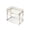 White,L, variant on 3Pcs Large Clear Transparent Clothing Storage Boxes, Heavy Duty Dustproof Moisture Resistant Closet Organizer with Carry Handles,White,13x9x15in