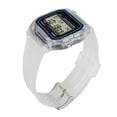 thumbnail image 6 of BIMZUC Digital Sports Watch LED Backlight Unisex Multifunctional Waterproofing Electronic Watch Transparent White 1.18 inches / 30 mm, 6 of 9