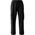 thumbnail image 2 of Ma Croix Men's Cargo Sweatpants Heavy Weight Fleece Long Pants M-5XL, 2 of 4