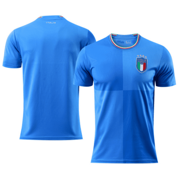 2022 Men's and Women's Italy Home Football Team Jersey high-quality Short sleeve Tops INS fashion sport running Soccer Uniforms SIZE XS-XXL