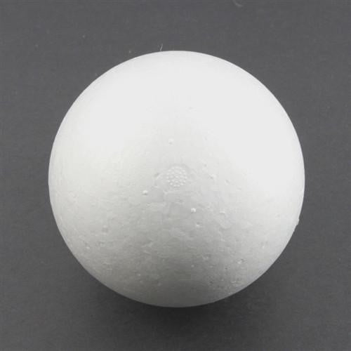 Poly Foam Ball, White, 7Inch