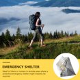 thumbnail image 5 of 2 Pcs Abri d'Urgence Jetable Tente Portable Camping SOS Abri (Argent), 5 of 5