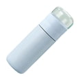thumbnail image 1 of Bewildely Tapa para taza de acero inoxidable con función fácil de limpiar Tapa para botella de acero inoxidable con apertura de boca ancha Teteras azul, 1 of 6