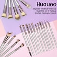 thumbnail image 6 of Huauoo Makeup Brush Set 20 Pcs, Foundation Powder Concealers Eye Shadows Blush Makeup Brushes, 6 of 9