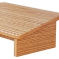 thumbnail image 3 of de reposapiés inclinado debajo del escritorio mejora la postura, reposapiés ergonómico, taburete de pie para baño, sala de estar, trabajador Madera Soledad Reposapiés debajo del escritorio, 3 of 4