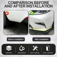 thumbnail image 3 of 1 Pair Car Bumper Spoiler Front Rear Lip Anti-collision Universal Car Side Skirt For BMW Mercedes-Benz Toyota Audi Volkswagen, 3 of 8