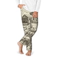 thumbnail image 2 of Susaid Vineyard Landscape Print Soft Teen Sleep Pants, Long Pajama Bottoms with Two Pockets and Elastic Waist, Designed for Ages 5-16-Small, 2 of 6