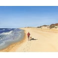 thumbnail image 2 of Miller, Dianne 32x26 White Modern Wood Framed Museum Art Print Titled - Beach Vacation V, 2 of 4