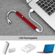 thumbnail image 5 of Encendedor de velas, encendedor de arco de carga USB mejorado con cuello flexible de 360°, adecuado para encender velas de luz, estufas de gas, camping, cocina, barbacoa, llama de fuegos artificiales Xemadio WMZL-505-1, 5 of 7