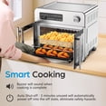 thumbnail image 6 of OSTBA 10‑in‑1 French Door Air Fryer Toaster Oven Combo, 24QT Countertop Convection Oven with 102 Recipes & 7 Accessories, 30% Faster Cooking, 90% Less Oil, Stainless Steel, 6 of 8
