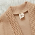 thumbnail image 4 of Honeeladyy Winter Coats Toddler Girl&boy Baby Infant Kids Autumn And Winter Sweater Candy Color Cardigan Solid Color Small Cardigan Children's Sweater Khaki Sales, 4 of 7
