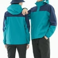 thumbnail image 3 of LSLJS Mode Femme Polaire Couleur Unie Manches Longues Veste Interchangeable Chemise d'Hiver Blouse (Vert, G), 3 of 8
