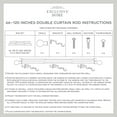 thumbnail image 6 of Exclusive Home Torch Double Curtain Rod and Finial Set, Matte Silver, 66"-120", 6 of 6