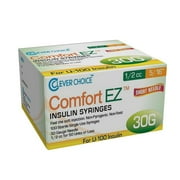 Clever Choice Comfort EZ Syringes 0.5cc 8mm 30g