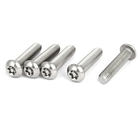 

Uxcell M8x35mm 304 Stainless Steel Button Head Torx Security Machine Screws (5-pack)