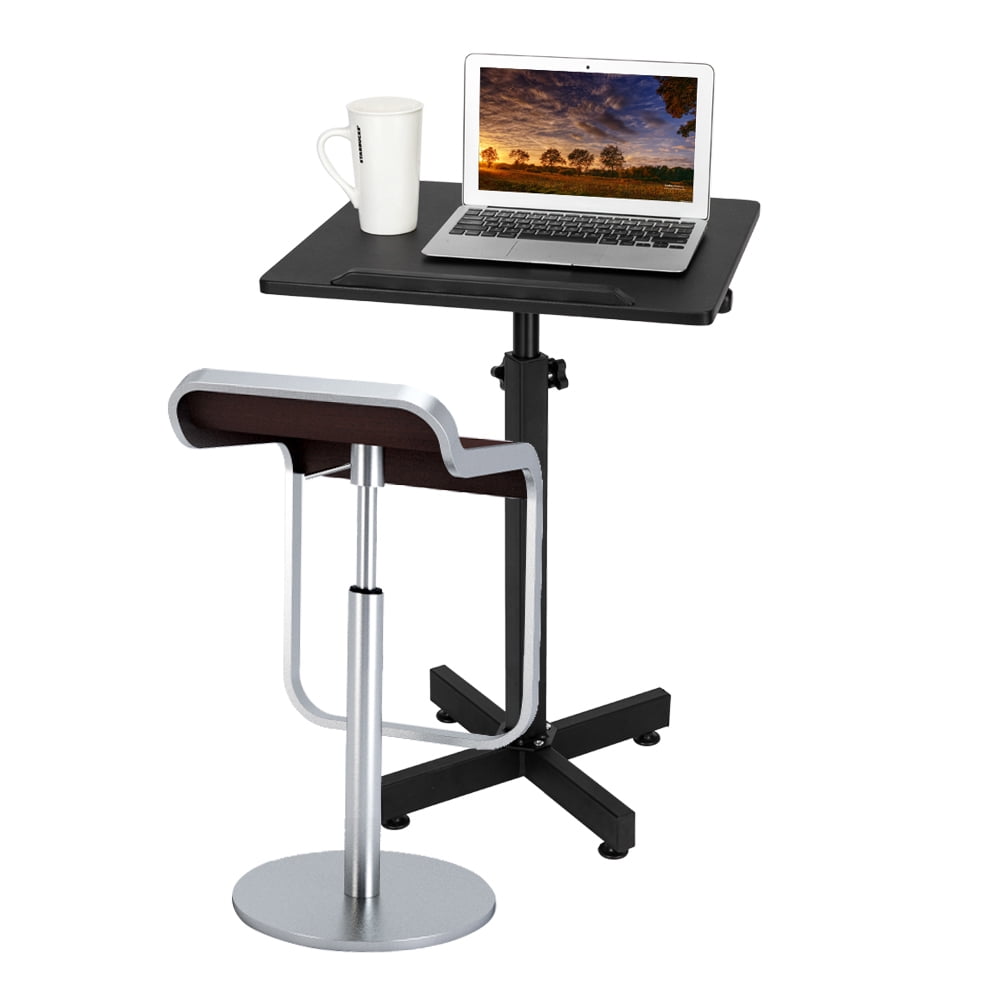 UBesGoo Mobile Lectern Podium Stand, Height Adjustable Church Classroom