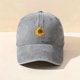 thumbnail image 4 of Gorra de béisbol con estampado de mariposa y girasol, sombrero vintage desgastado lavado para hombre, 4 of 4