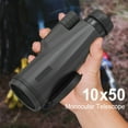 thumbnail image 2 of Monocular Telescope 10x50 Portable Monoculars For Adults, Full Multi-layer Coated Optical Glass Lens, Combined With Smartphones For Long-distance Photography For Bird Watching Outdoor Travel (Green), 2 of 9