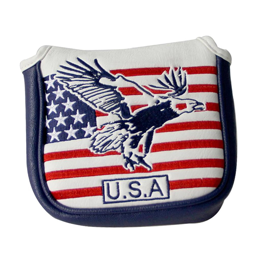 funtasica Golf Putter Cover Blade Putter Headcover Golf Club Putter Head Covers Magnetic Closure Leather For Smaller Mallet Putters