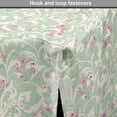thumbnail image 4 of Romantic Dog Crate Cover, Flourish Vintage Garden of Curlicue Branches and Flora, Easy to Use Pet Kennel Cover Small Dogs Puppies Kittens, 7 Sizes, Sage Green Pale Pink, by Ambesonne, 4 of 6