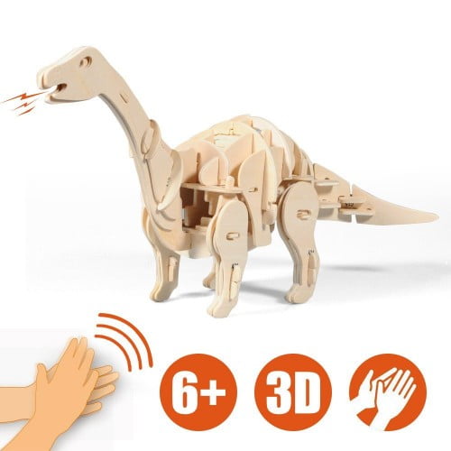 wooden dinosaur jigsaw