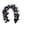 A001- Style A, variant on Halloween Garland, Maple Leaf Garland with Small Pumpkins and Berries, Fall Leaves Garland for Seasonal Arrangements, Gothic Halloween Decor Accent, 70 Inch Long Flexible