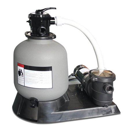 swimline hydrotools combo sand swimming ground filter above pool inch