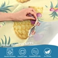 thumbnail image 4 of Yayeee Kitchen Valance Rod Pocket 54" x 18" Living Room Window Curtain, Pineapple Love, 4 of 6